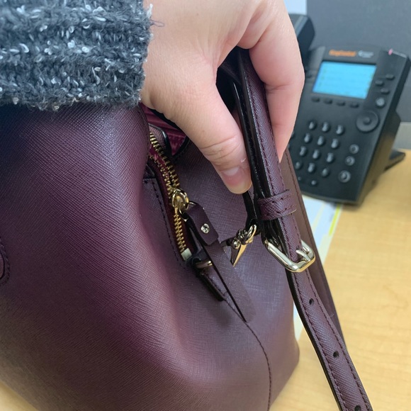 Kate Spade Plum Colored Purse - Picture 7 of 7